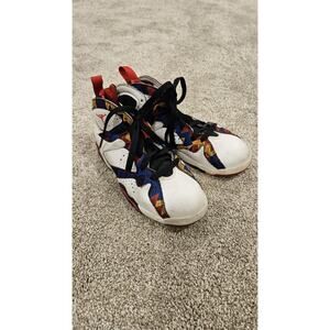 Size 2 Youth- Air Jordan 7 Retro BG Nothing but Net